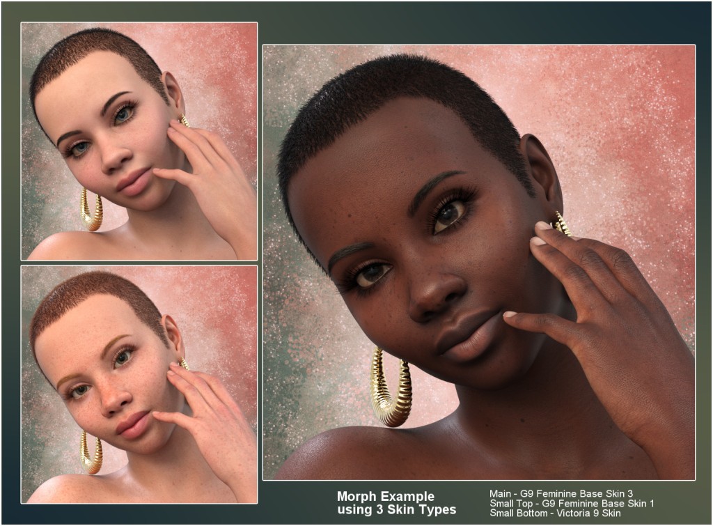 MR - G9 Visage Face Morphs