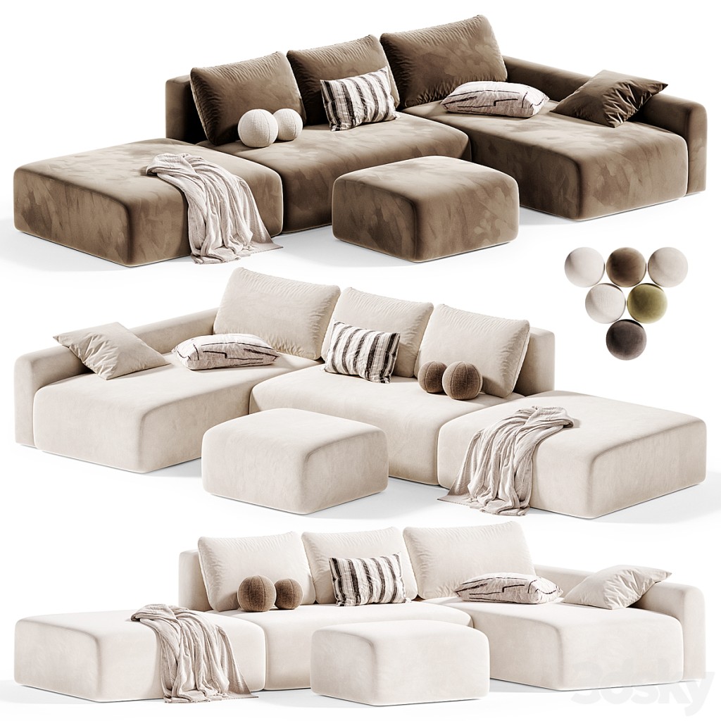 Corner sofa Kirmas-3 divanru