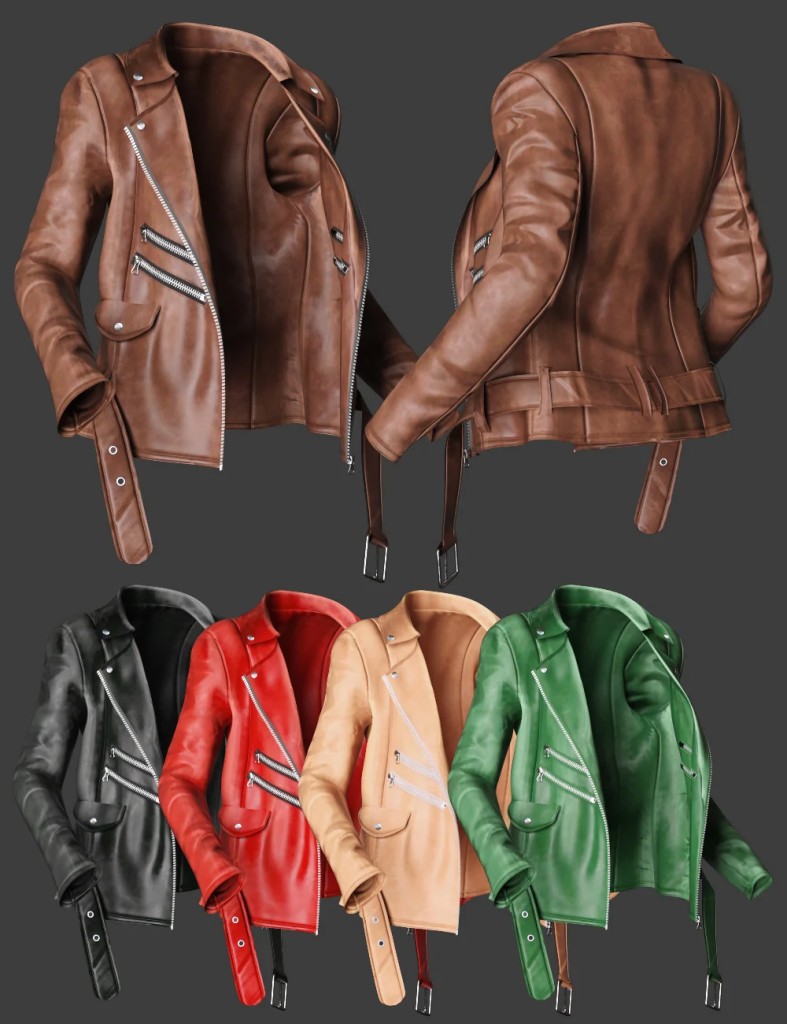 Casual Style Outfit dForce Jacket for Genesis 8 and 8.1 Females)
