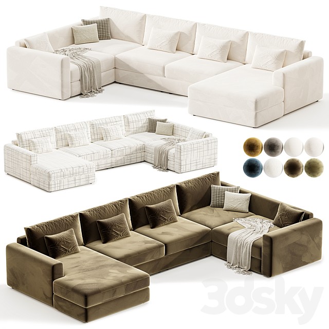 Modular corner sofa Walter 2