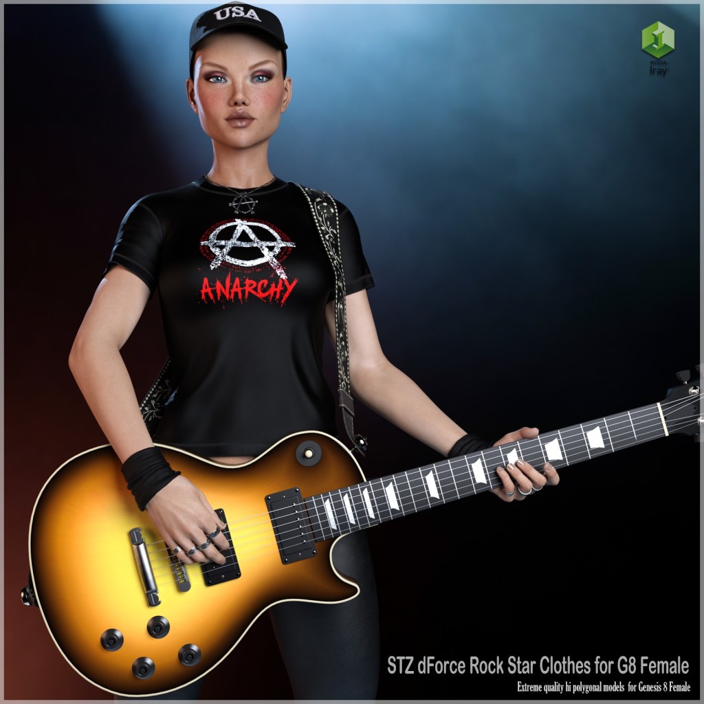 STZ dForce Rock Star Clothes for G8 Female