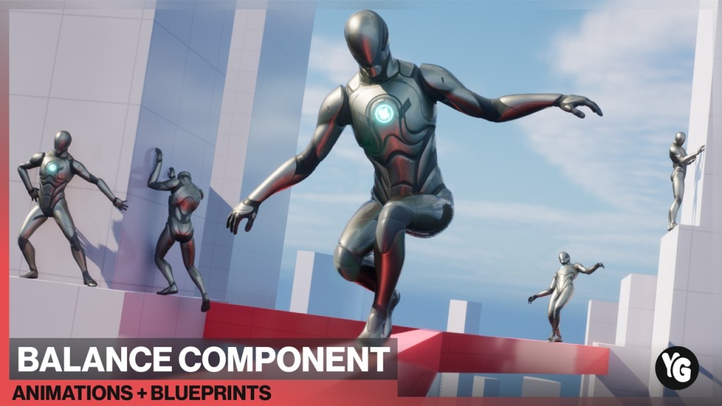 Balance Component 53 Animations + Blueprints