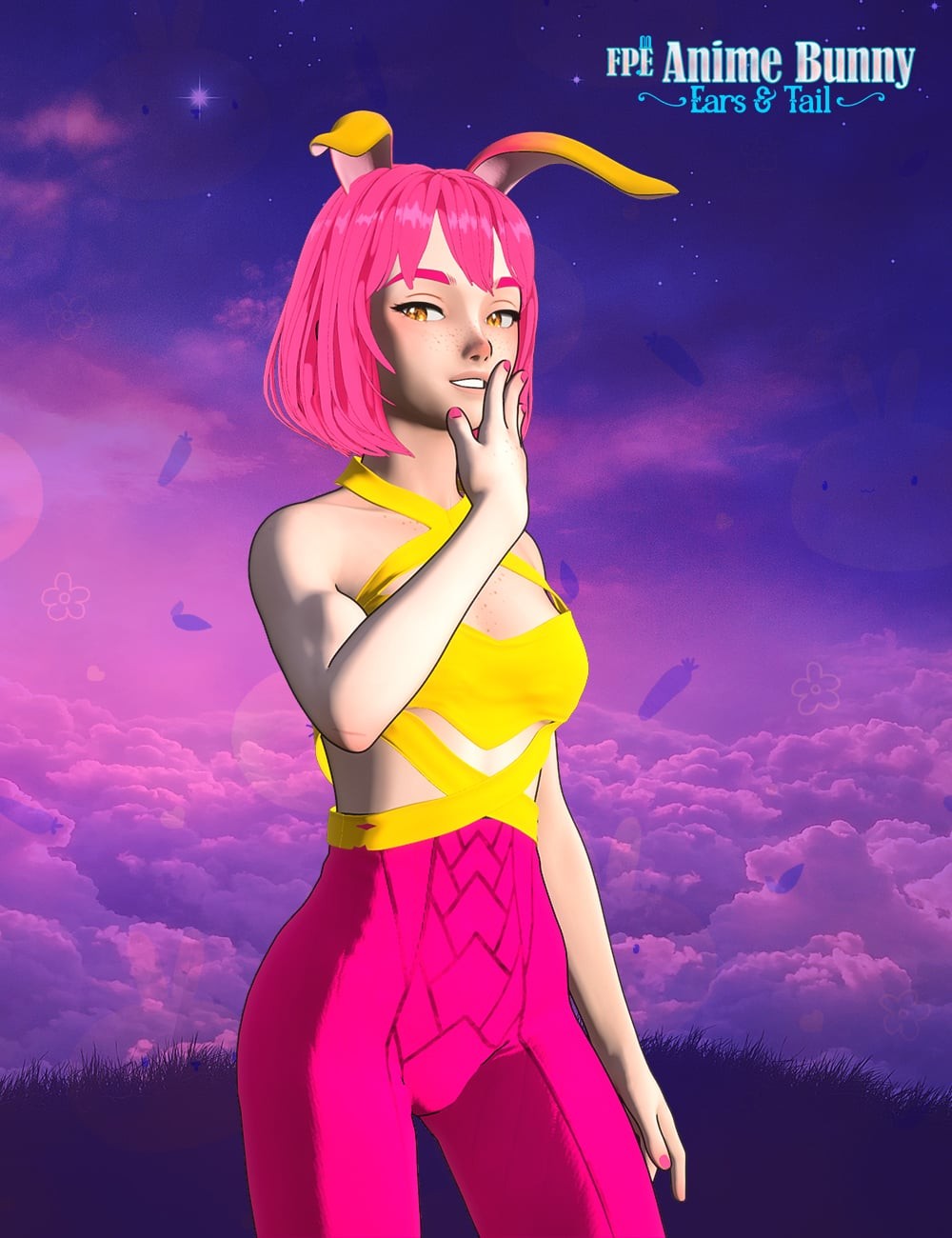 FPE Anime Bunny Ears and Tail for Genesis 9