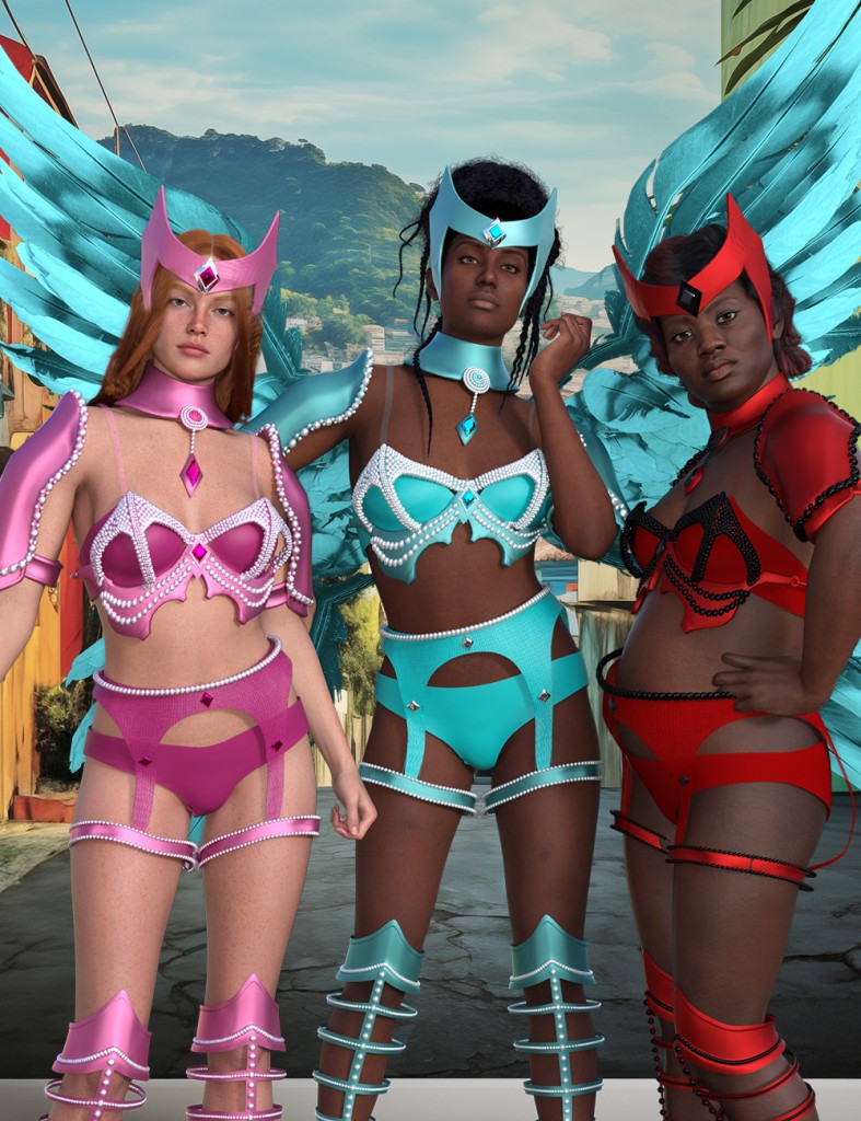 Rio Revelry Outfit for Genesis 9