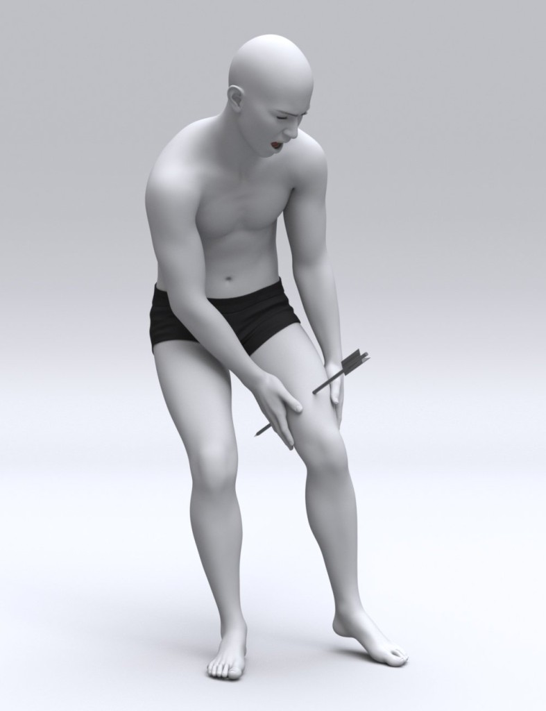 Animation of Injured for Genesis 9, 8 and 8.1