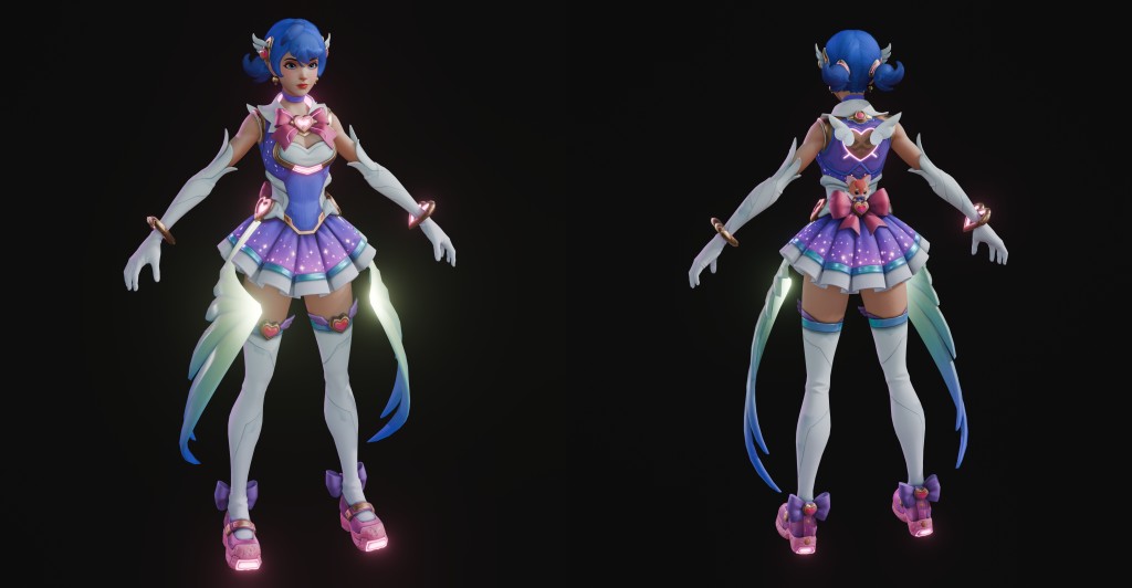 Kiriko (Heart of Passion) Premium for Blender 4.x