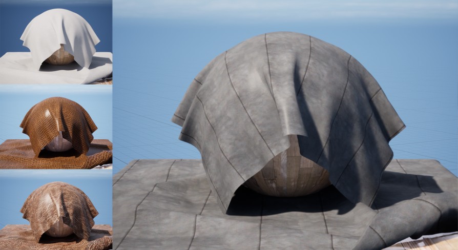 [UE5.1] Fabric And Leather Material