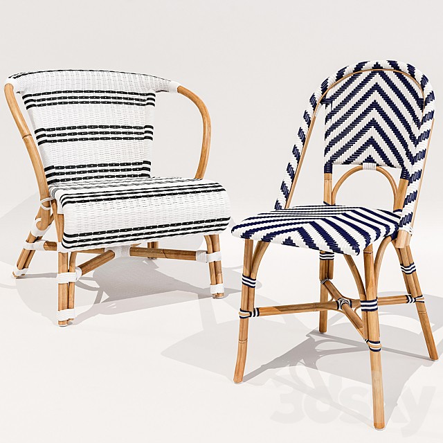 Monaco and Chevron Riviera chairs Serena and Lily