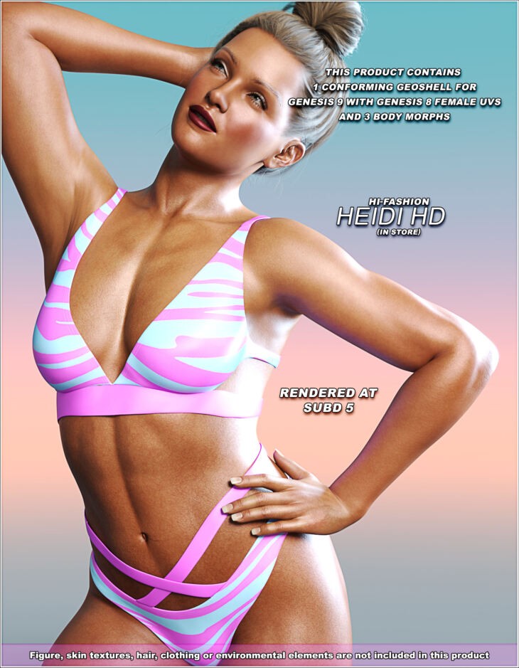 Reskin Me – Genesis 8 Female Textures on Genesis 9
