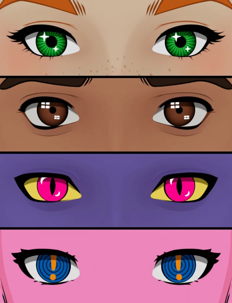 FilaToon Eyes for Genesis 9 Toon
