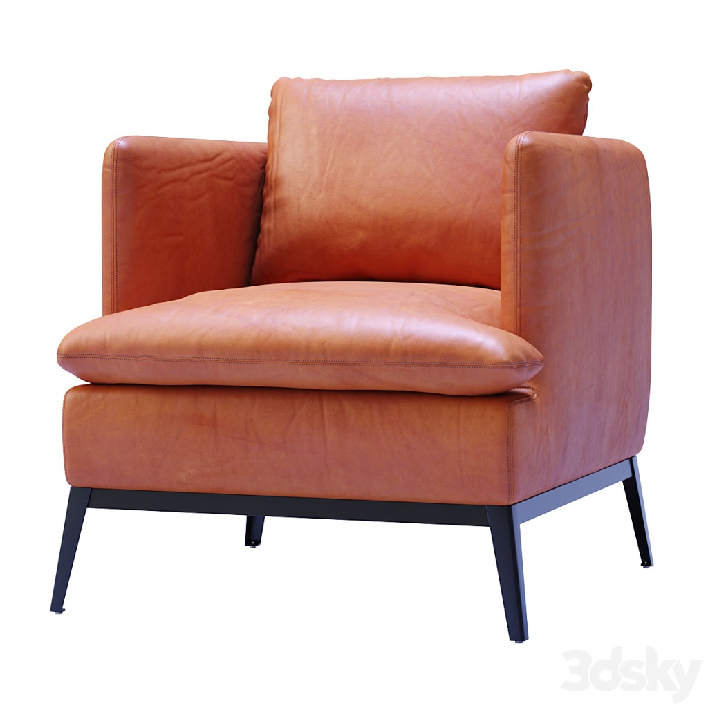 Lewis Classic Leather Chair-Cognac