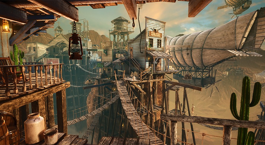 [UE4.26] Wild West City (Wild West Town, Wild West Sky City)