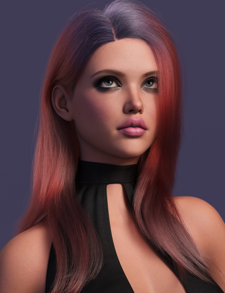 dForce Strand-Based Long Glamorous Style Hair Color Expansion