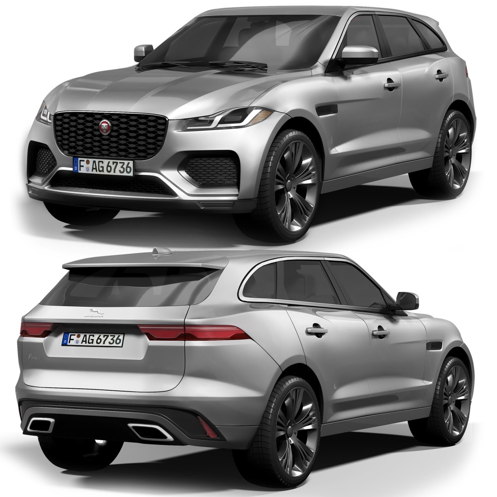Jaguar F Pace Hi-Poly