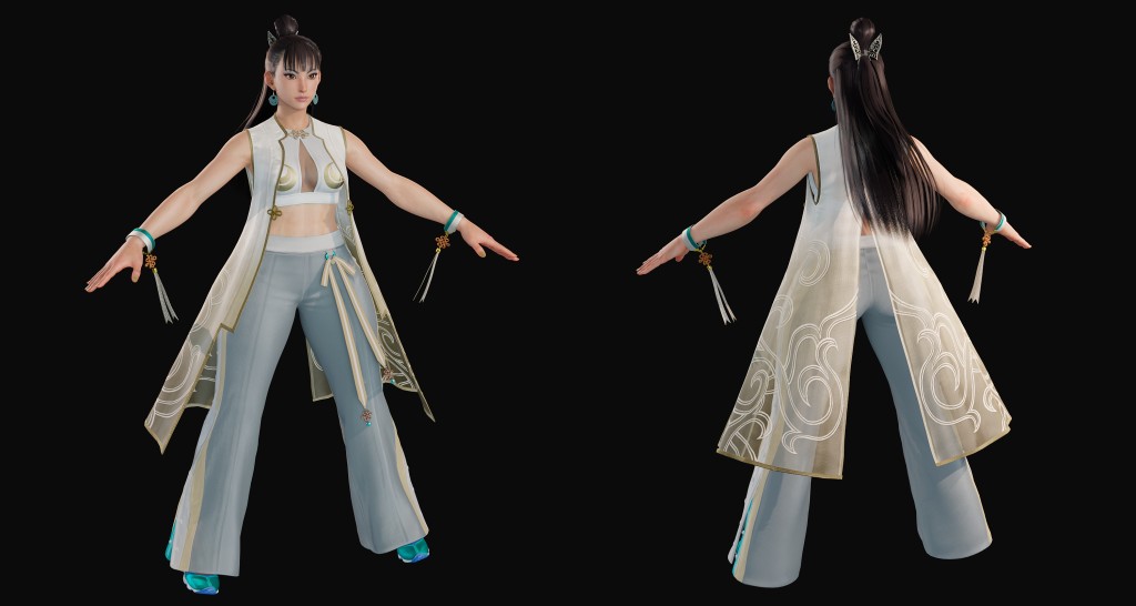 Chun-Li S3 Premium for Blender 3-4