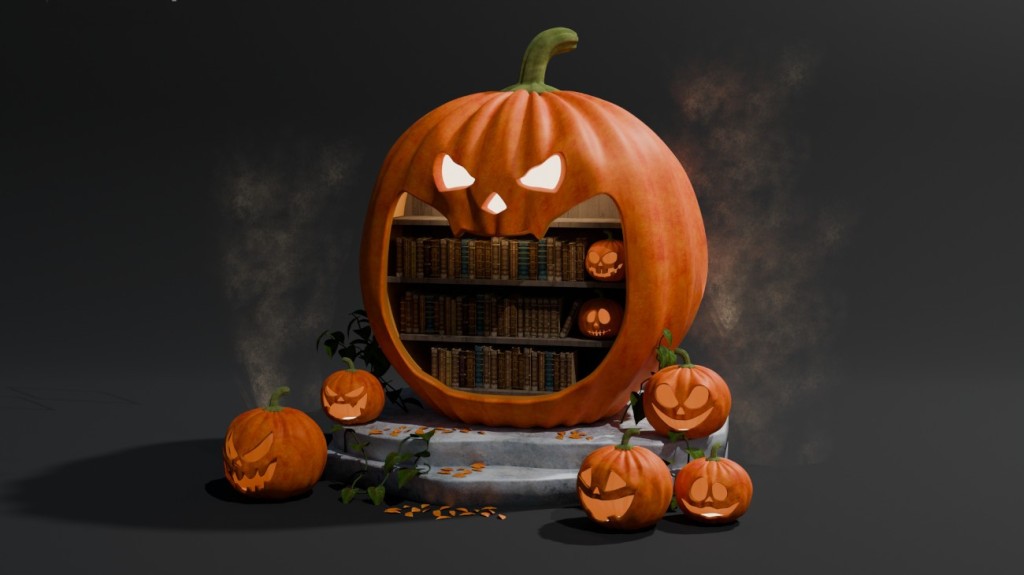 Pumpkin Shelf Set