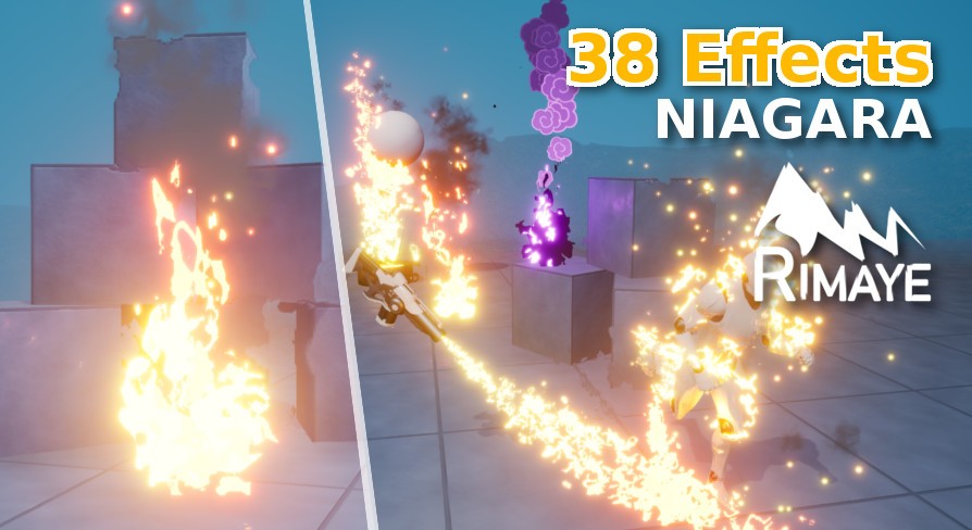 Fire Spells Traps VFX Pack UE4.25
