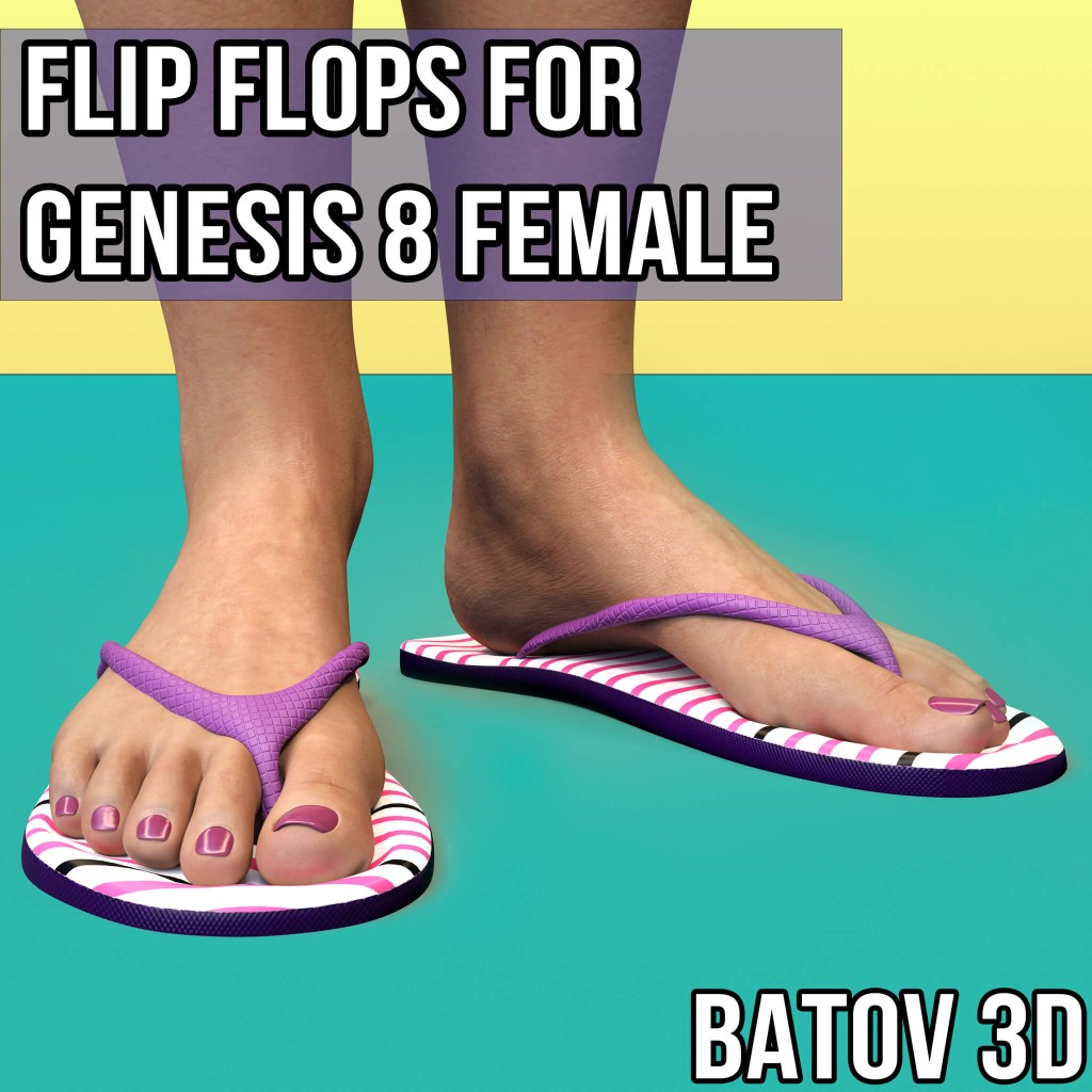 Flip Flops for Genesis 8 Female