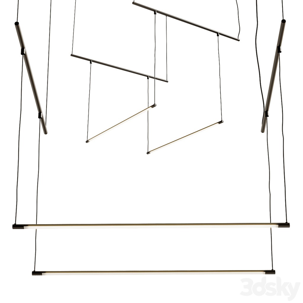 Pendant light Tubs Modular Track With 2 Lineal