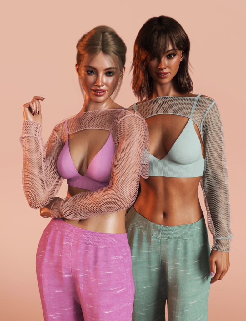 dForce M8 Urban Comfort Wear for Genesis 9 Textures Add-On