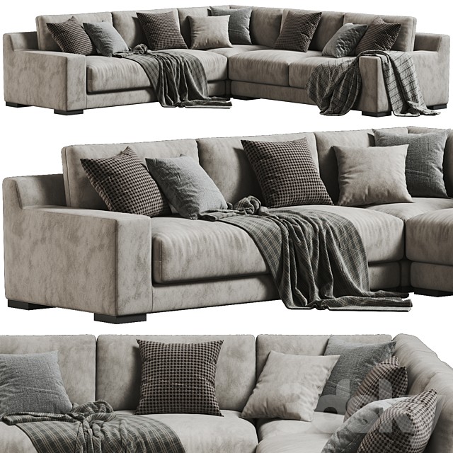 West Elm Dalton L Shaped Sofa