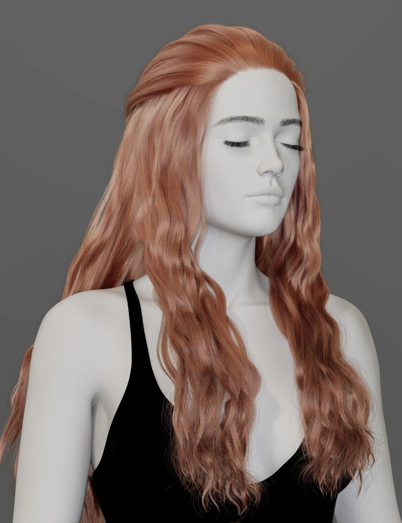 dForce HS Helena Long Hair For Genesis 9