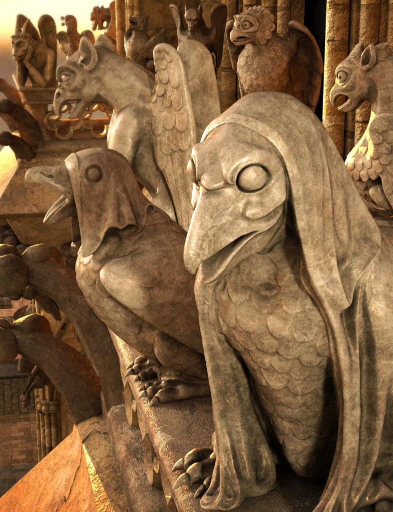 Gargoyles of Notre Dame – Set 1: Northwest Tower
