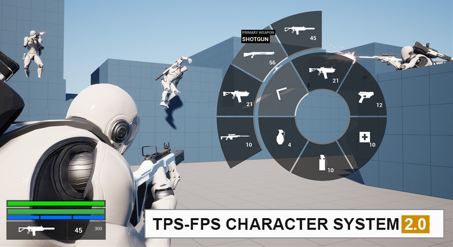 [UE5.1] TPS-FPS Character System V2