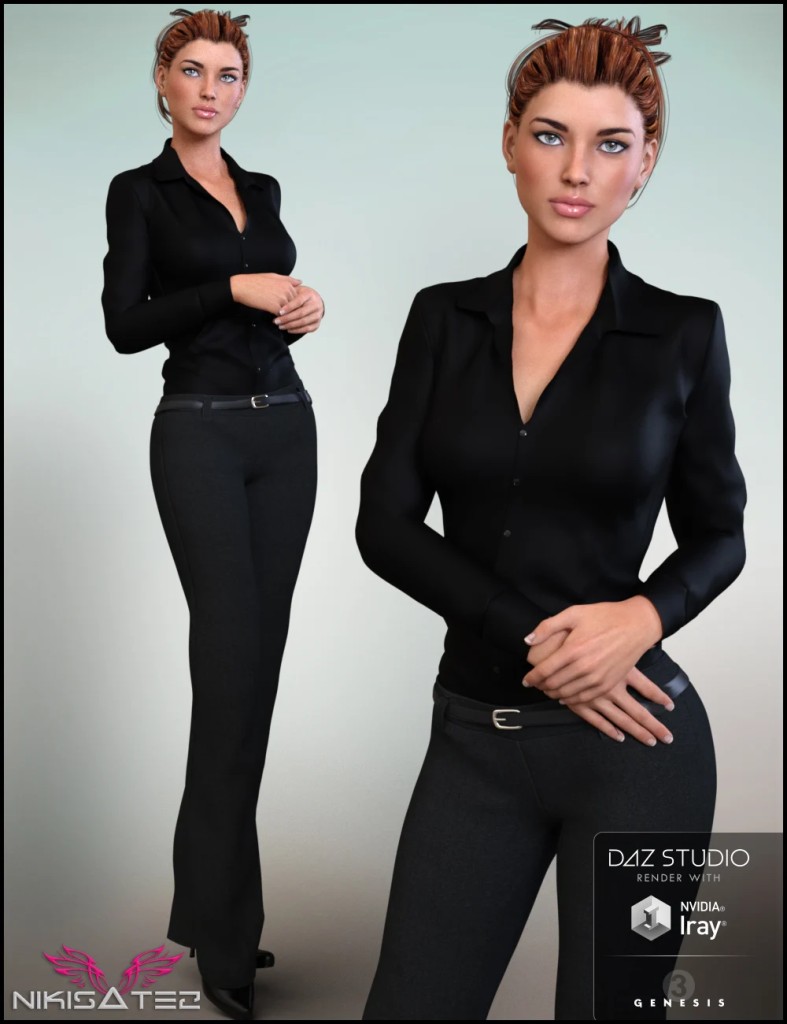 9 To 5 Outfit (conv. from G3F) for Genesis 8 Female(s)