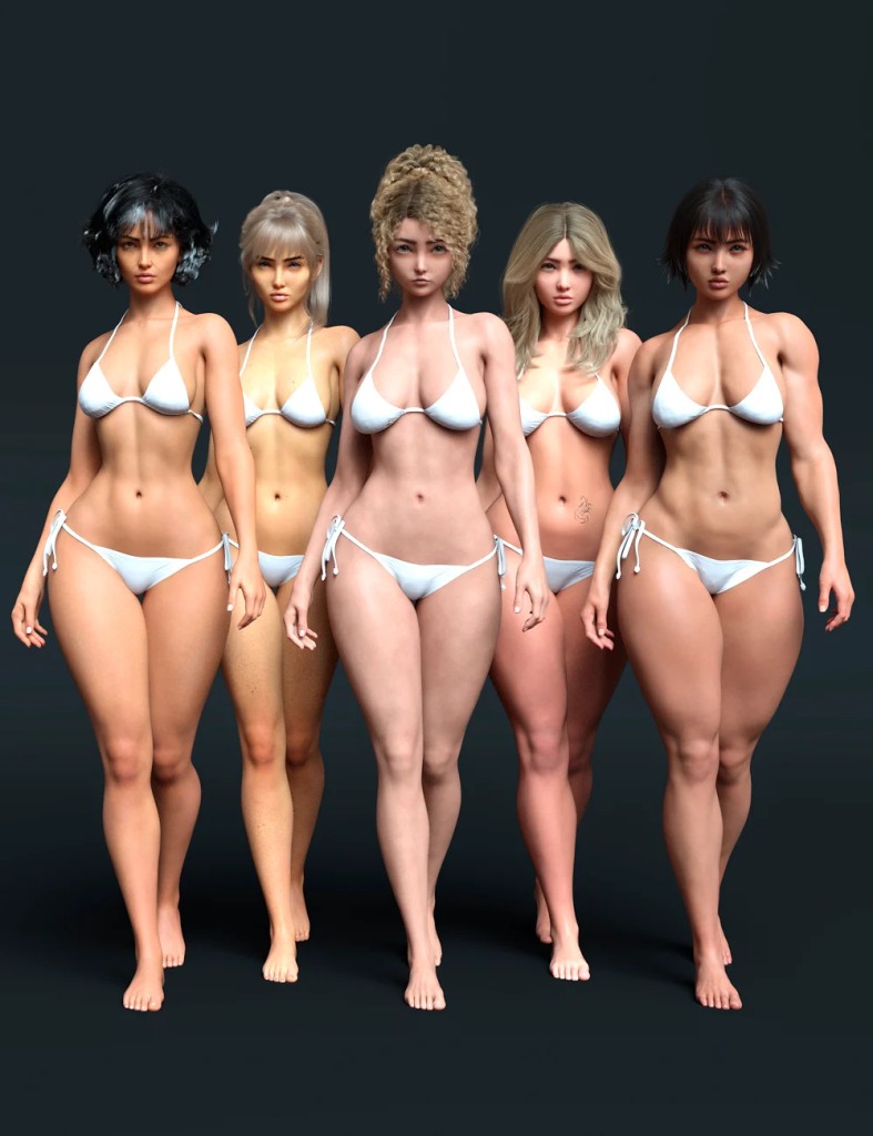 PN Pendragon Feminine Morphs for Genesis 9 Merchant Resource