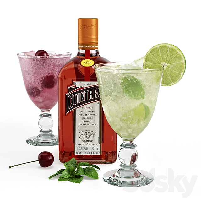 Cointreau Fizz Cocktails Set