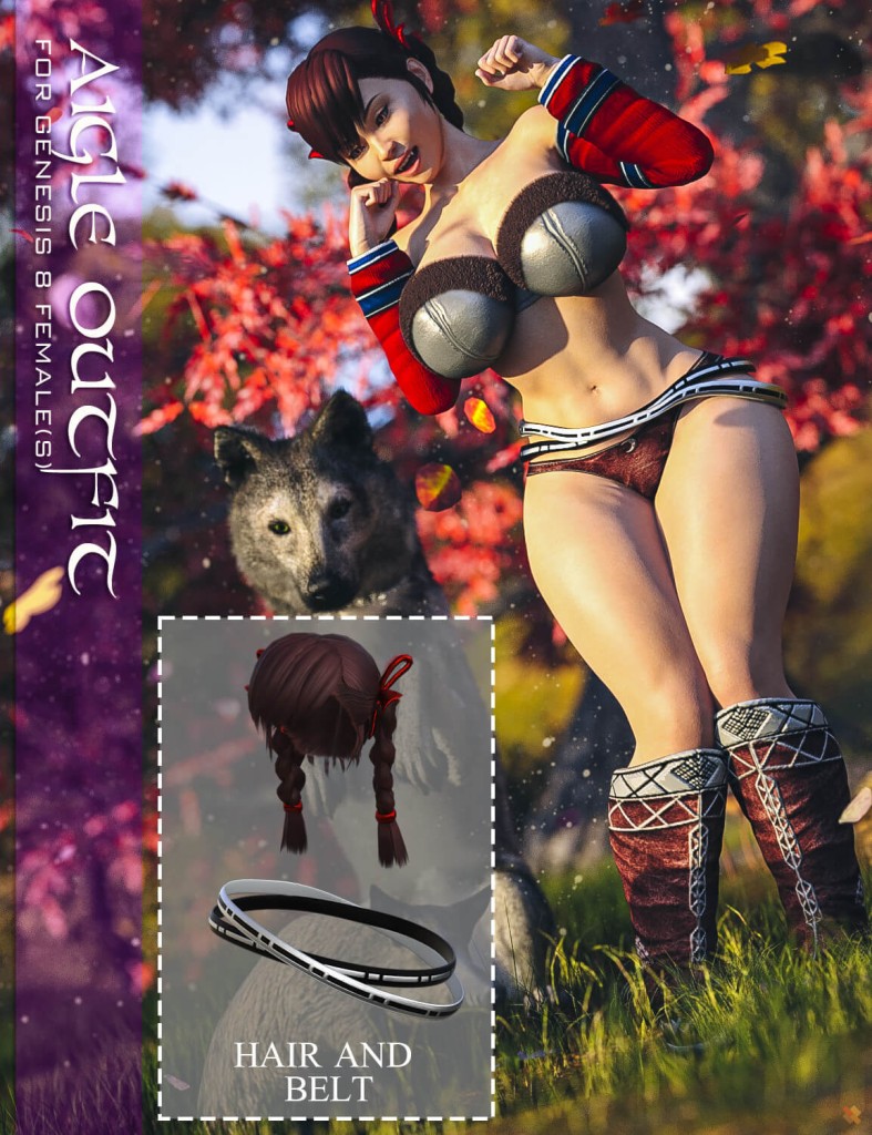Aigle Hair & Belt for G8F