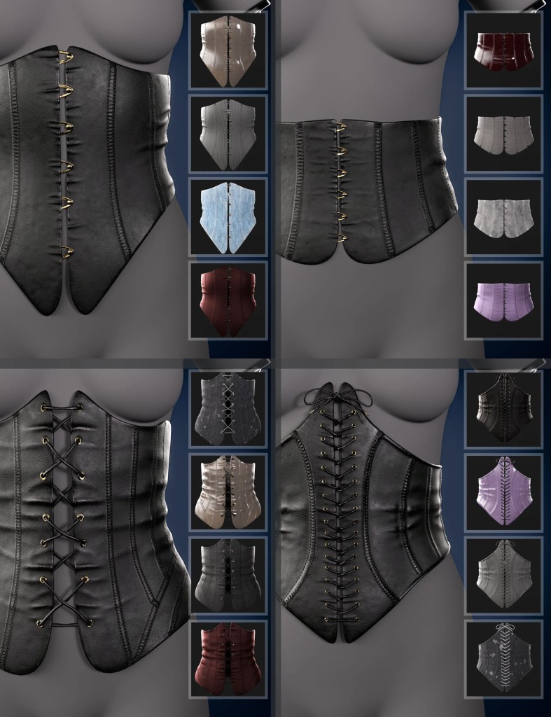 CB Corset Collection Bundle for Genesis 9