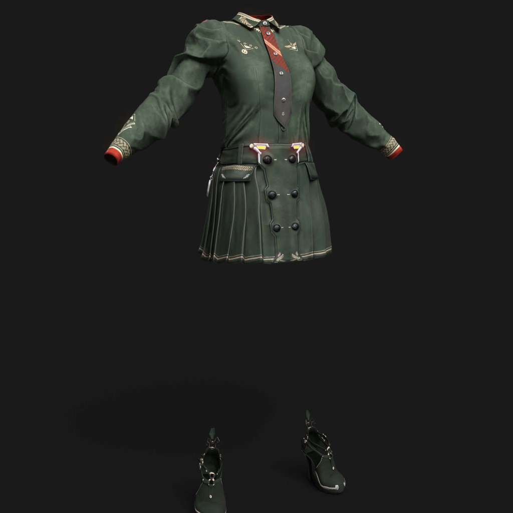 dForce Eve Crew Style Outfit G8F