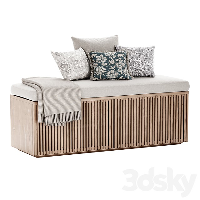 Soft seat with cushions