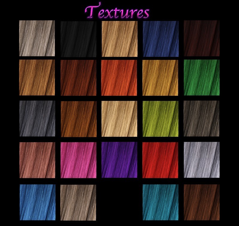 Prae-Nano Hair For G8 G9 Daz