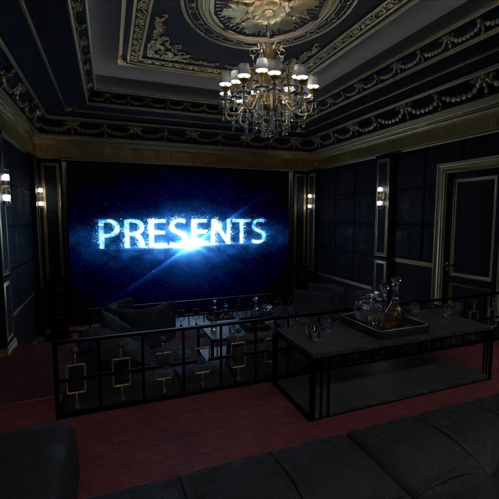Elegant Movie Room
