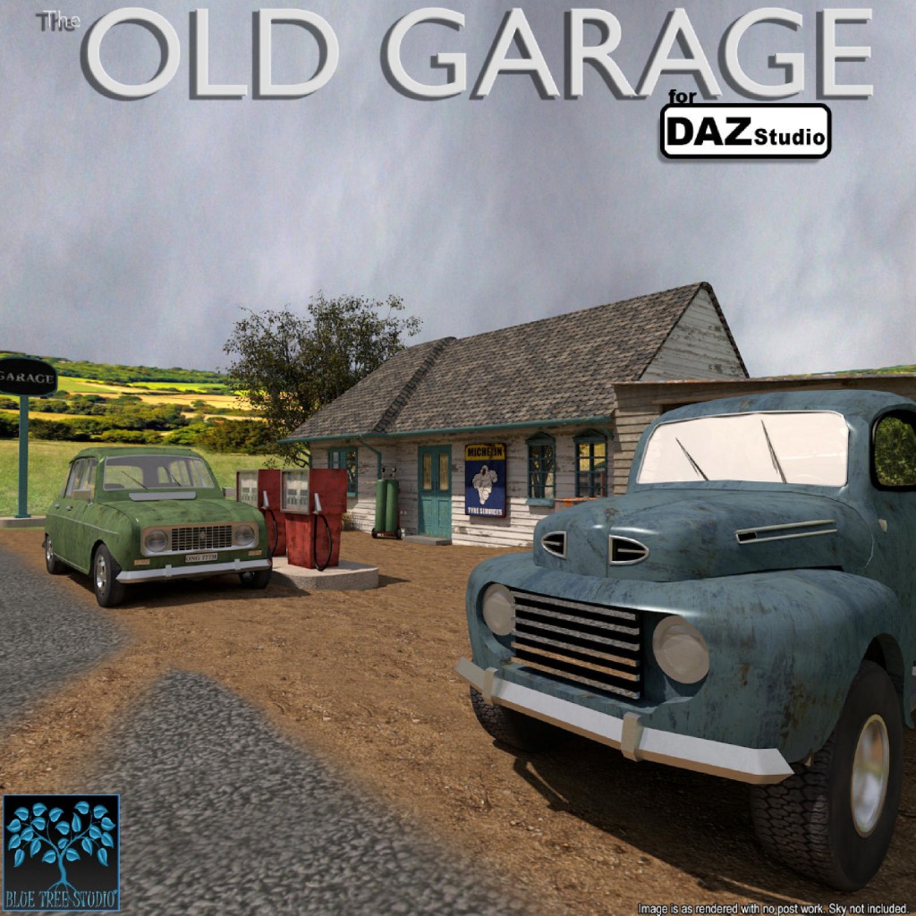 Old Garage for Daz Studio