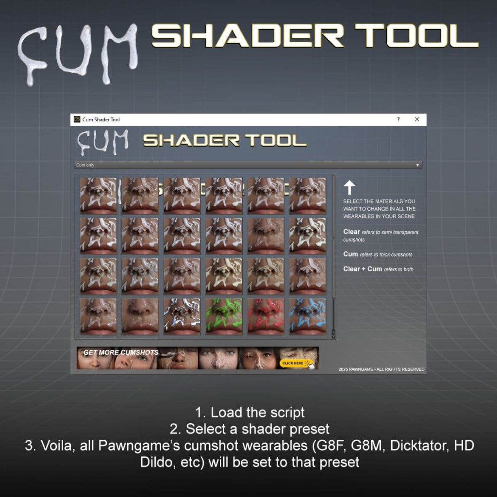 Cum Shader Tool