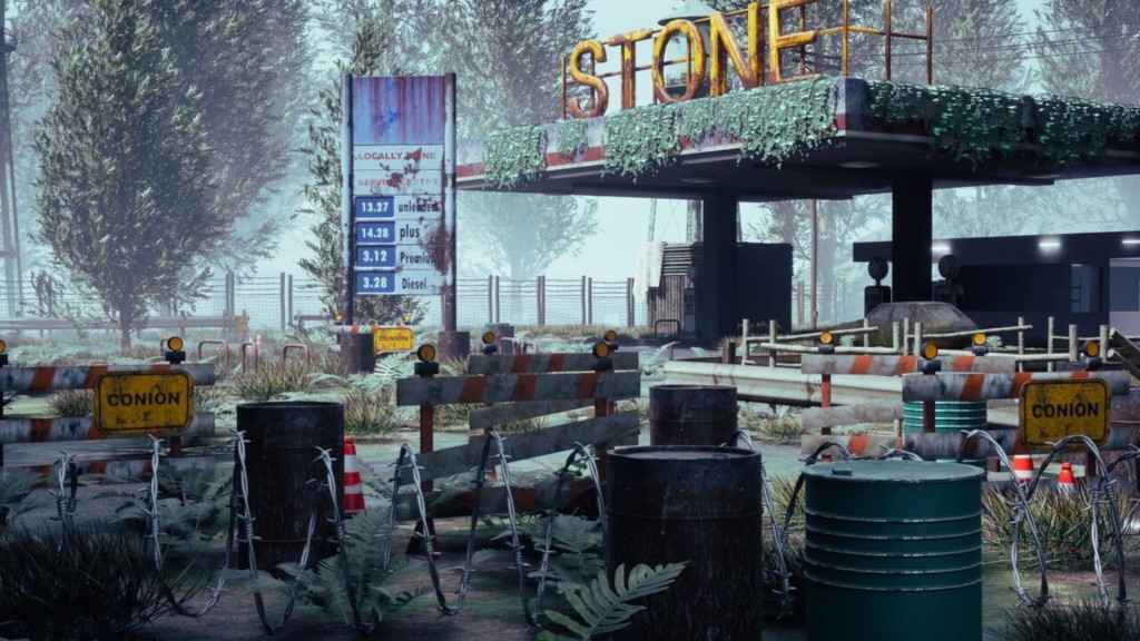Abandoned Gas Station - Post Apocalyptic UE5.5