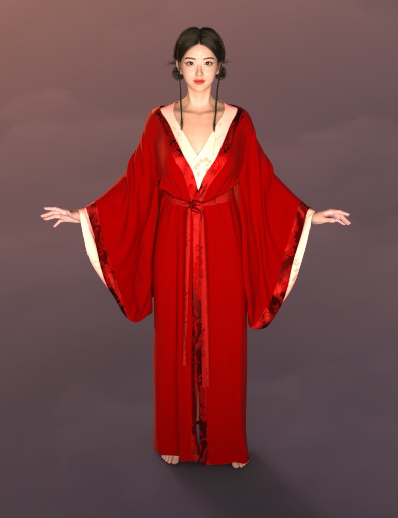 dForce Lala HanFu for Genesis 9