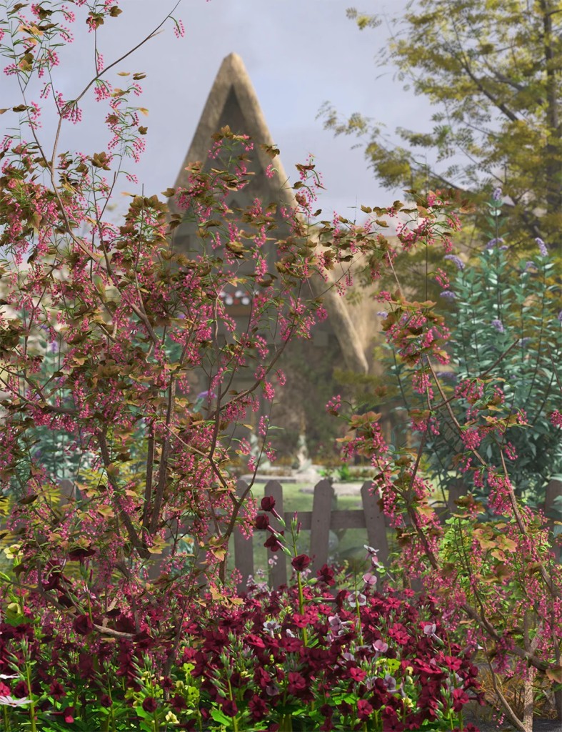 Spring Flowers - Flowering Currant Bushes