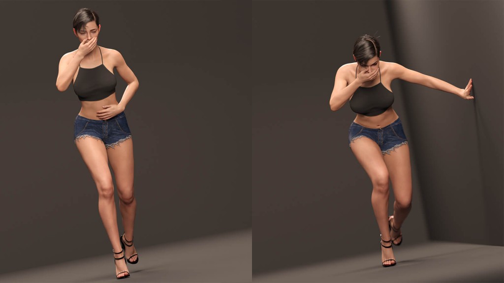 Csr Sick Body poses for G8F