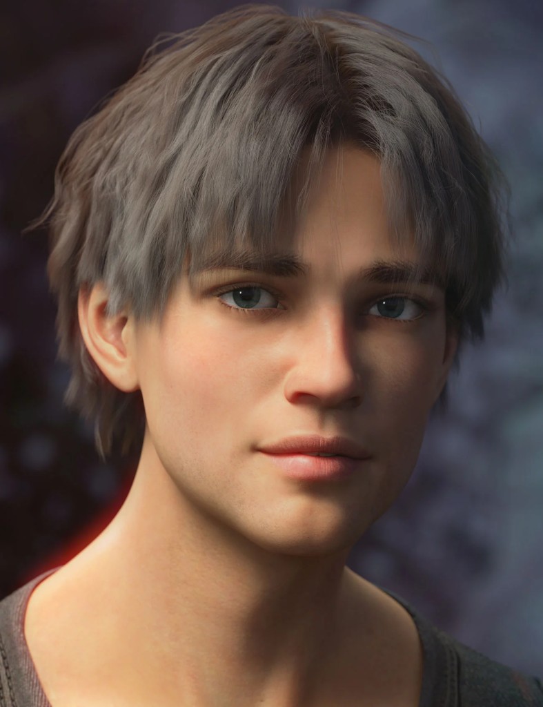 dForce Navarro Hair for Genesis 8 and 8.1