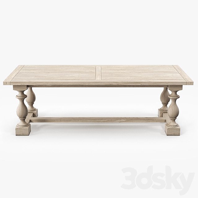 Restoration Hardware 17TH C. MONASTERY RECTANGULAR DINING TABLE