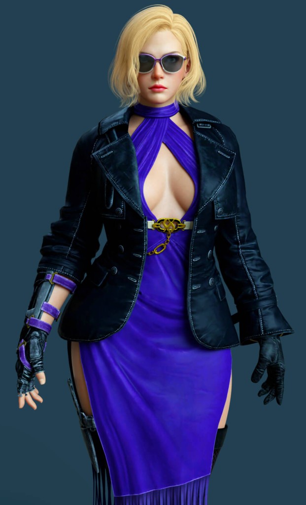 Tekken Nina Character and Outfit for G8F
