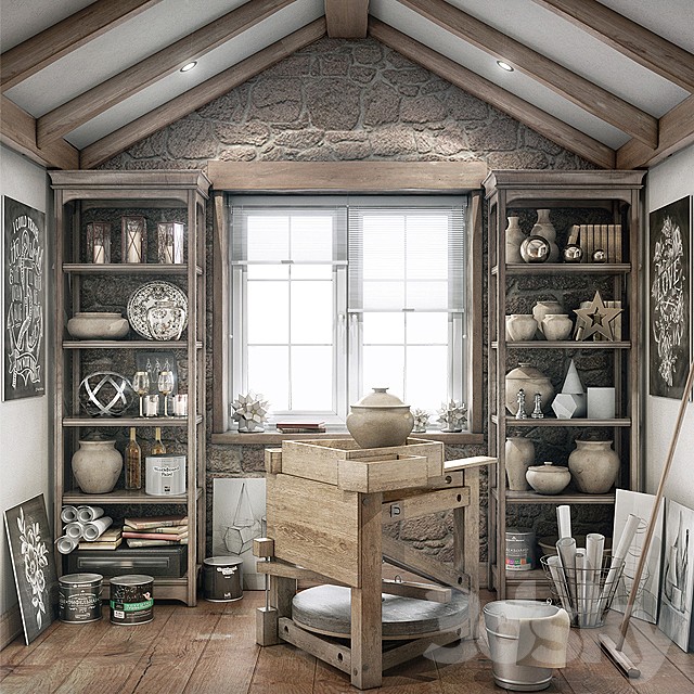 Potter's workshop \ Creative studio.