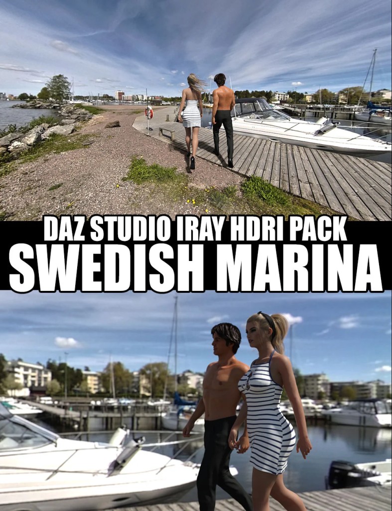 Swedish Marina – DAZ Studio Iray HDRI Pack