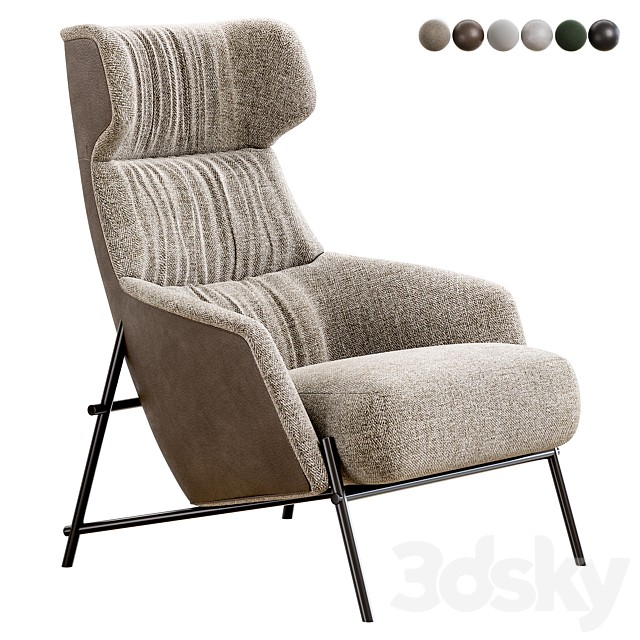 Hubert Armchair by Domkapa