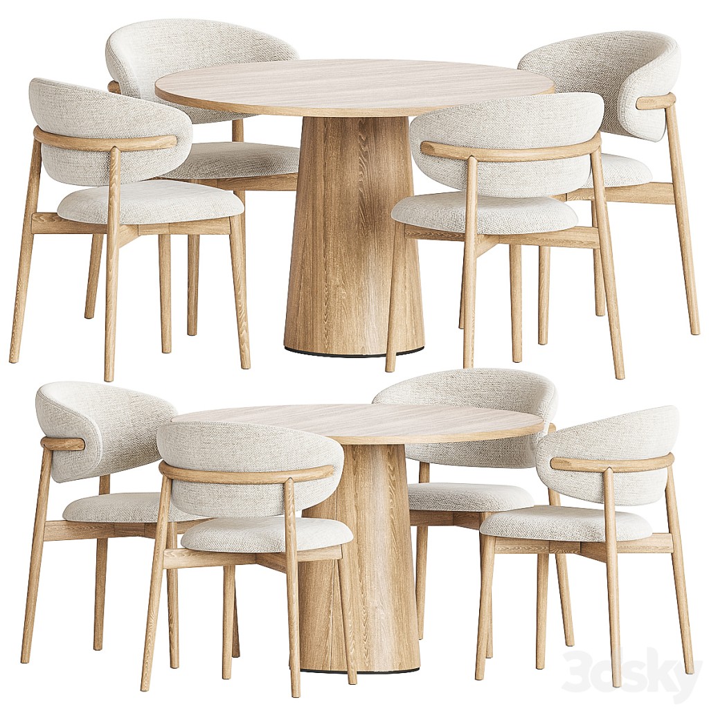 Oleandro Chair Ton Table Dining Set
